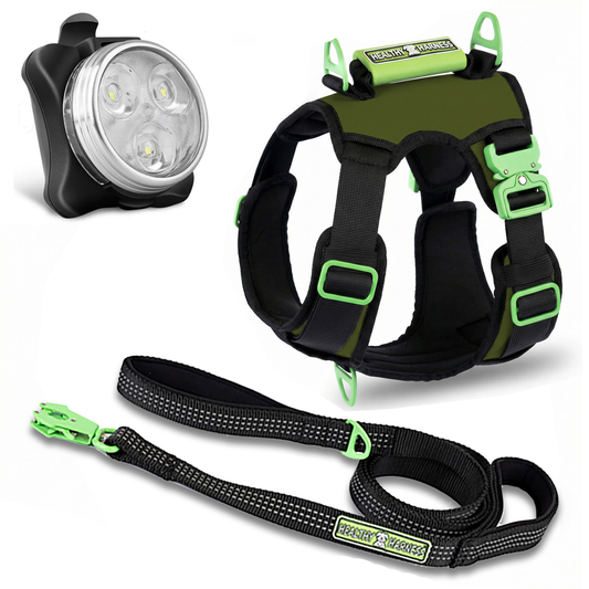 SUPREME SPORT Harness, STRAP LEASH and  NITE Lite Bundle