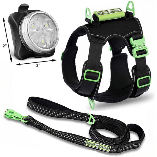 SUPREME SPORT Harness, LEASH and NITE Lite Bundle