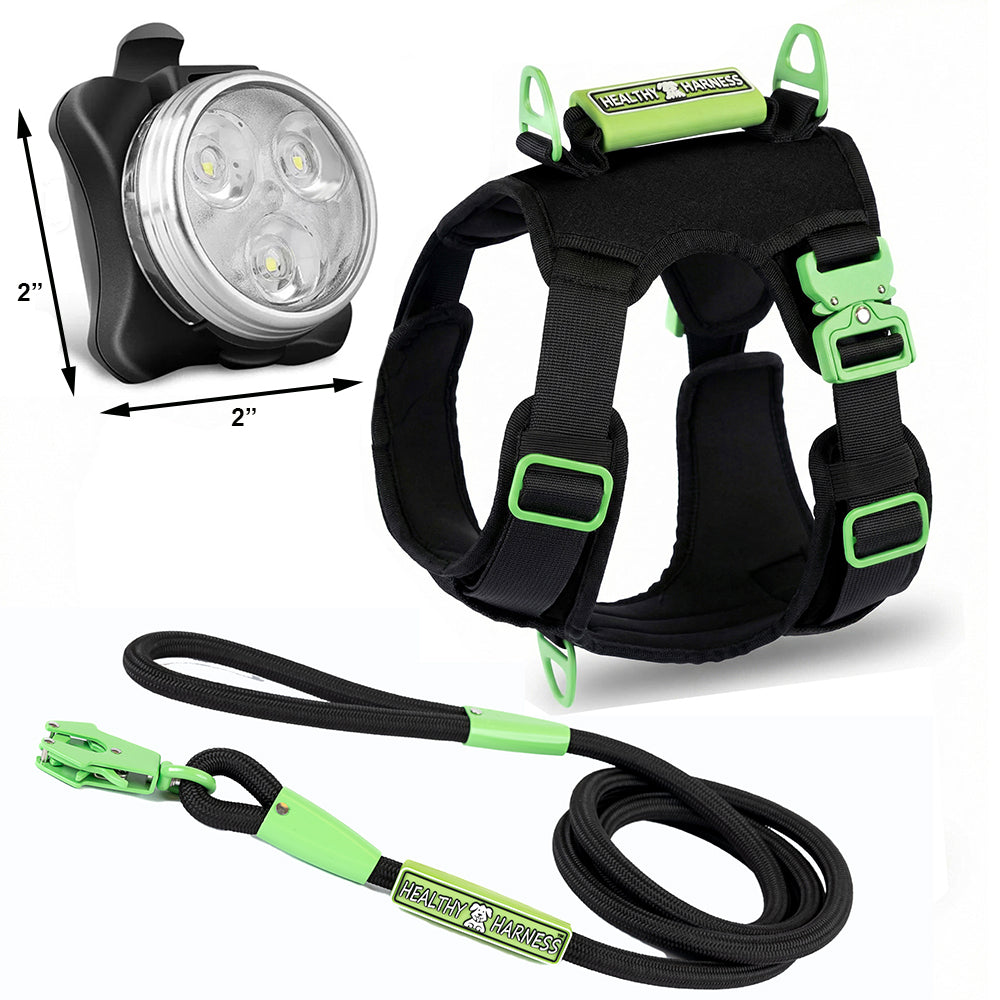 SUPREME SPORT Harness, LEASH and NITE Lite Bundle