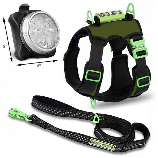 SUPREME SPORT Harness, STRAP LEASH and  NITE Lite Bundle