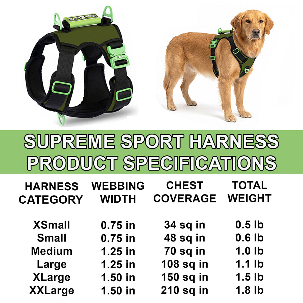 SUPREME SPORT Harness and LEASH Bundle