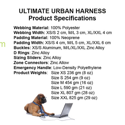 ULTIMATE URBAN Harness and FREE LEASH